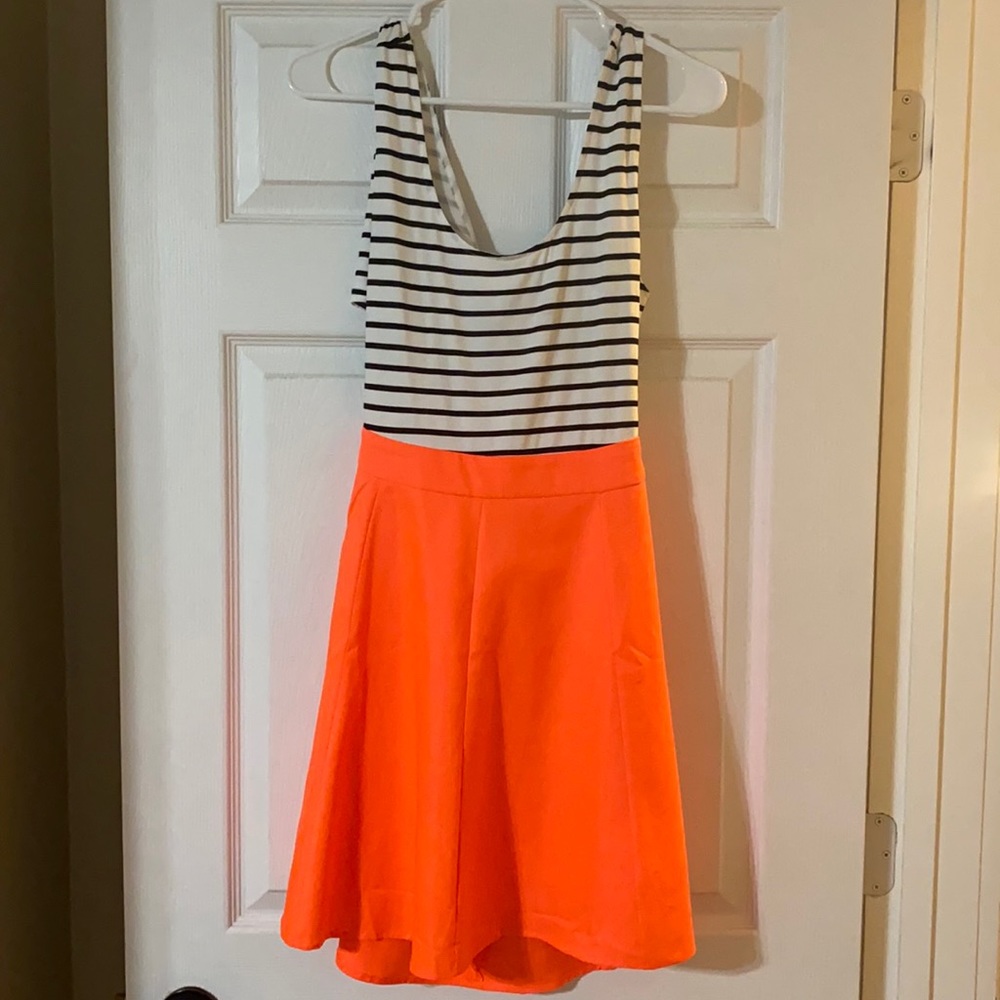 Open back dress
